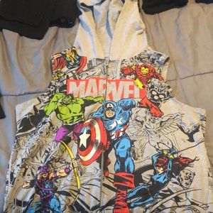 Marvel sleeveless hoodie